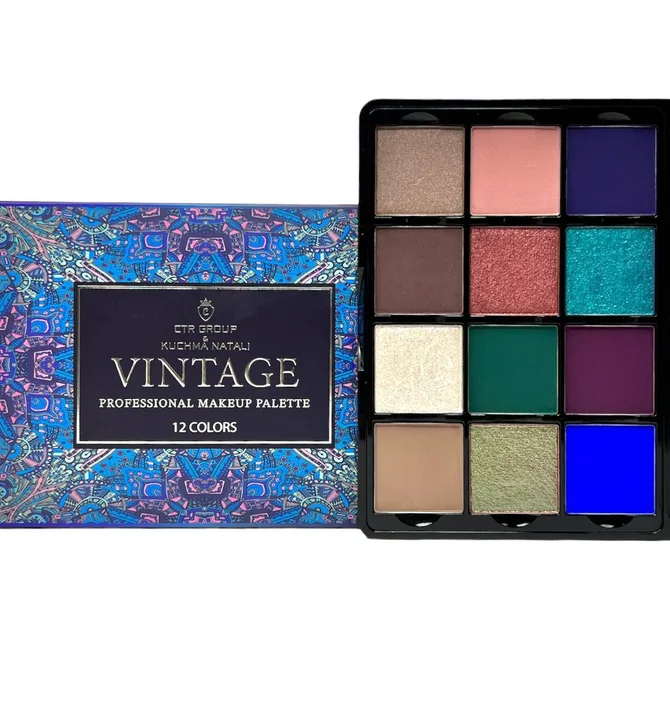 Палетка тіней CTR Eye Shadow Palette Vintage,12×2,5 г