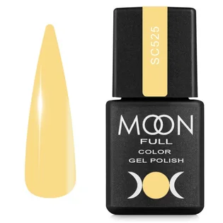 Гель-лак Moon Full Color Gel Polish #SC525, світло-жовтий, 8 мл