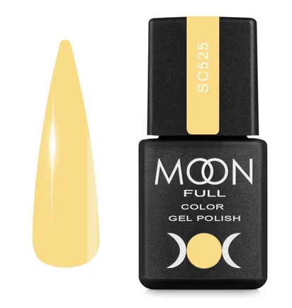 Lakier hybrydowy Moon Full Color #SC525, jasnożółty, 8 ml