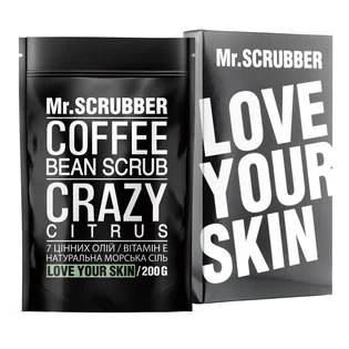 Кавовий скраб для тіла Mr.Scrubber, Crazy Citrus, 200 г