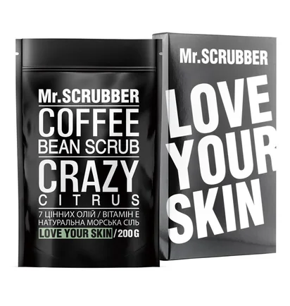 Кавовий скраб для тіла Mr.Scrubber, Crazy Citrus, 200 г