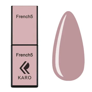 Гель-лак кольоровий Karo French #5, 8 мл