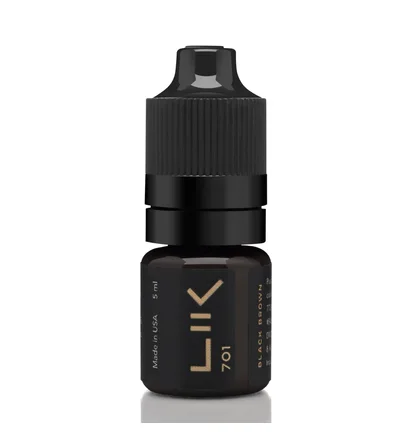 Пігмент для брів Lik, Black Brown #701, 5 мл