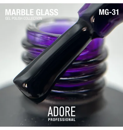 Гель-лак для вітражного покриття нігтів Adore Professional Marble Glass MG-31 Iris Quartz, 8 мл