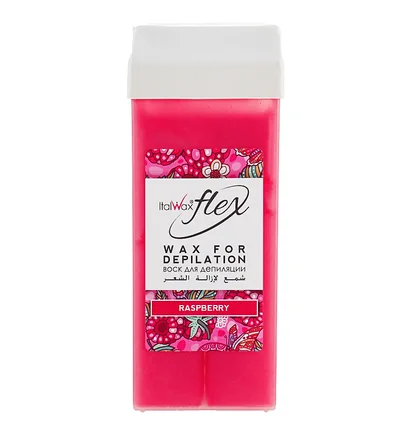 Картриджный воск Italwax Flex, Raspberry, 100 г