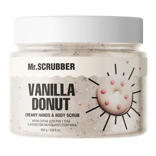 Крем-скраб для рук та тіла Mr.Scrubber, Vanilla Donut, 250 г