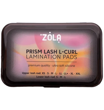 Валики для ламінування ZOLA Prism Lash L-Curl, для верхніх та нижніх вій, 11 пар