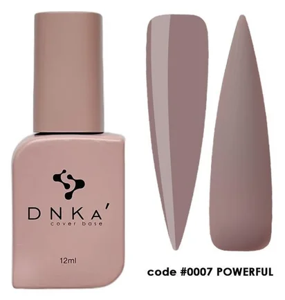 Камуфлююча база для нігтів DNKa' Cover Rubber Base French #0007 Powerful, 12 мл