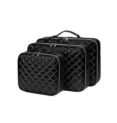 Kuferek-organizer na kosmetyki, Black, Mini, 260×100×240 mm