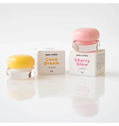 Бальзам для губ Okis x Stets, Cherry Glow, 5 г