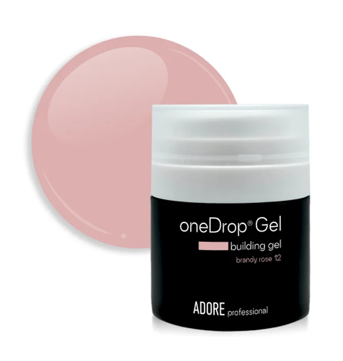 Гель для нарощування нігтів Adore Professional One Drop Gel №12 Brandy Rose, 30 г
