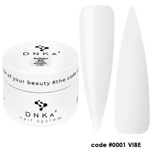 Гель для нарощування нігтів DNKa' Builder Gel #0001 Vibe, 30 мл
