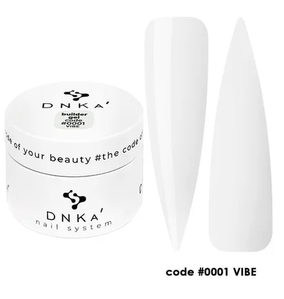 Гель для нарощування нігтів DNKa' Builder Gel #0001 Vibe, 30 мл