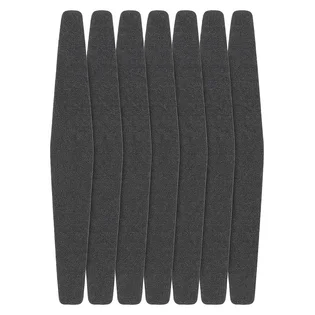 Adhesive Abrasive Nail File Refill, for diamond-shaped base, 178×30 mm, 100 grit, black, 50 pcs