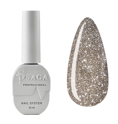Світловідбиваючий гель-лак SAGA Professional Fiery Gel #06, 10 мл