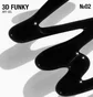 Арт-гель для об'ємних дизайнів нігтів Adore Professional 3D Funky №02 Black, 15 мл