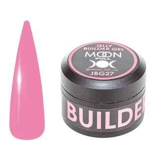 Żel-galaretka do przedłużania paznokci Moon Full Builder #27, różowy półprzezroczysty, 30 ml