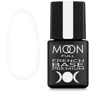 База Moon Full French Base Premium #20, білий, в баночці, 8 мл