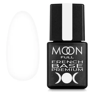 База Moon Full French Base Premium #20, білий, в баночці, 8 мл