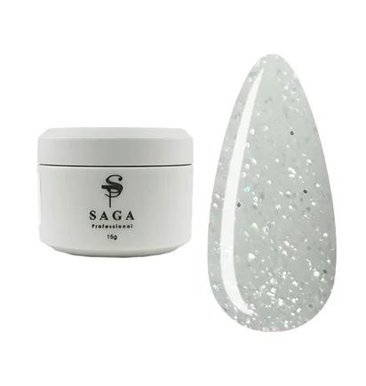 Гель для нарощування нігтів SAGA Professional Builder Gel Veil #18, 15 мл