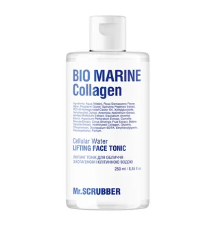 Tonik liftingujący do twarzy Mr.Scrubber Bio Marine Collagen, z kolagenem i wodą komórkową, 250 ml