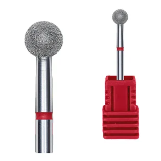 Diamond Drill Bit Kraken Nails, ball, with red notch, 5.0×4.8 mm