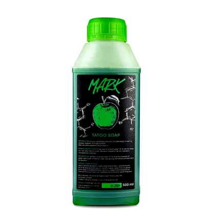 Mydło-koncentrat do tatuażu Mark Ecopharm, Green Apple, 500 ml