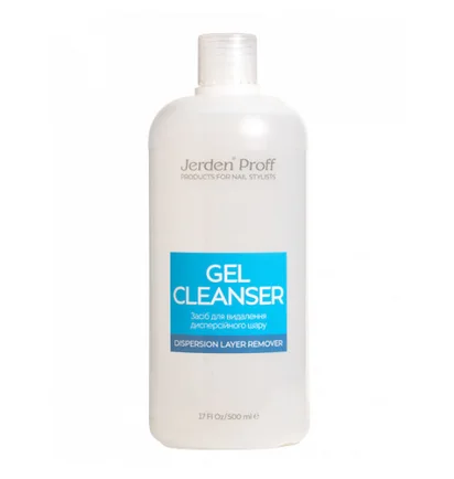 Засіб для зняття липкого шару Jerden Proff Gel Cleanser, 500 мл