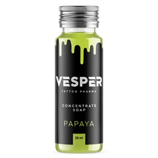 Антибактеріальне мило-концентрат для тату Vesper, Papaya, 35 мл