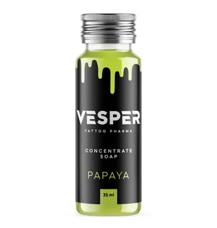 Antybakteryjne mydło-koncentrat do tatuażu Vesper, Papaya, 35 ml