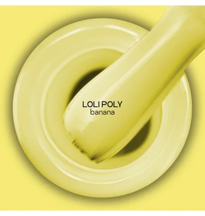 Кольорова полібаза для дизайну нігтів Adore Professional Loli Poly Base №07 Banana, 15 мл