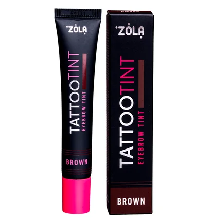 Фарба для брів та вій ZOLA Tattoo Tint, Brown, 15 мл