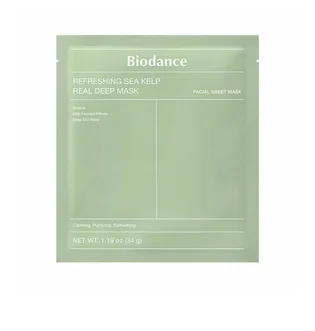 Нічна гідрогелева маска для обличчя Biodance Refreshing Sea Kelp Real Deep Mask, 34 г