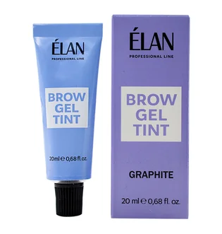 Gel dye for eyebrows ELAN, Graphite, 20 ml