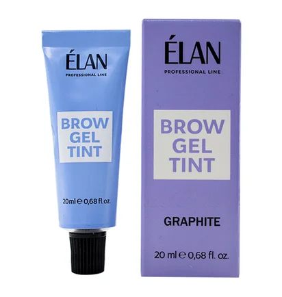 Gel dye for eyebrows ELAN, Graphite, 20 ml