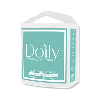 Рушники Doily Aqua Absorb Premium, гладкі, 40×70 см, 50 шт