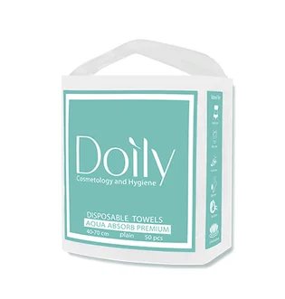 Towels Doily Aqua Absorb Premium, smooth, 40×70 cm, 50 pcs