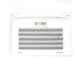 Накладні пучкові вії WoBs Fish Tail 10D, товщина 0.07, довжина 10 мм, 200 шт