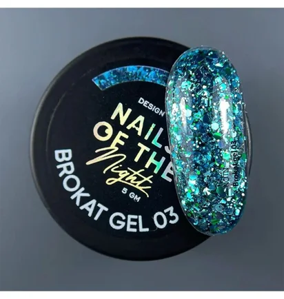 Дизайн-гель для нігтів Nails Of The Day Brokat Gel #03, 5 мл