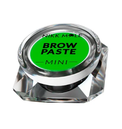 Паста для брів Nikk Mole Brow Paste Mini, Зелена, 3.5 г