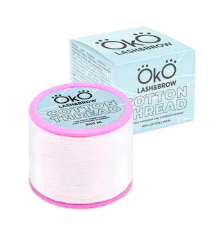 Нитка для тридингу та розмітки брів OKO Lash&Brow Cotton Thread, 300 м