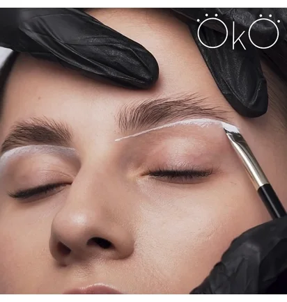 Паста для бровей OKO Lash&Brow Eyebrow Contour Paste White Pearl, 15 мл
