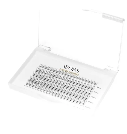 Накладні пучкові вії WoBs Crease Sunray Cross 10D, товщина 0.07, довжина 8-12 мм, 120 шт