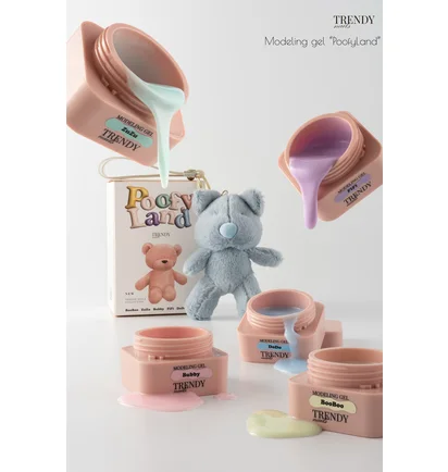 Моделюючий гель Trendy Nails Modeling Gel Poofy Land, FiFi, 15 мл