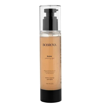 Пілінг-скатка для брів Bobrova Brows Brow Peeling Gel, 100 мл