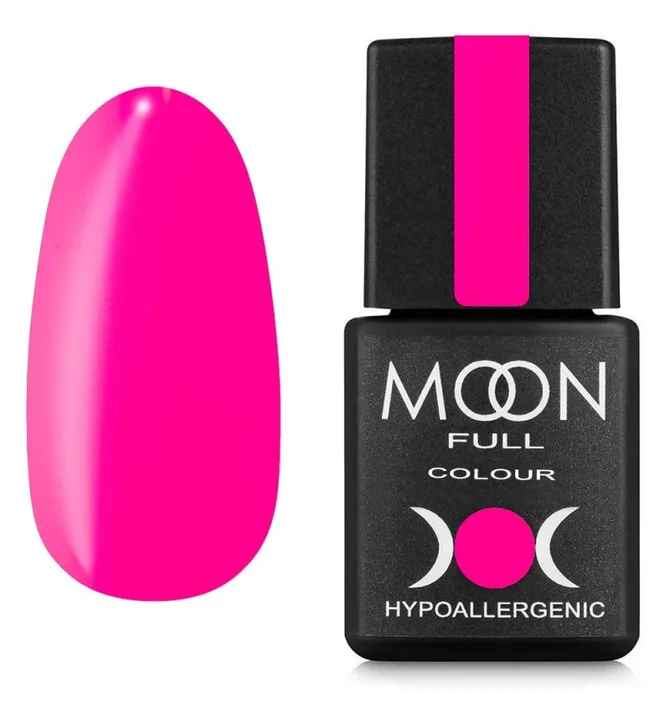 Гель-лак Moon Full Color Gel Polish #909, яскраво-малиновий, 8 мл