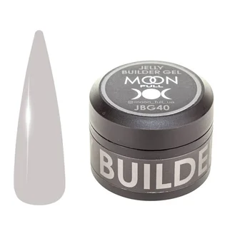 Żel-galaretka do przedłużania paznokci Moon Full Builder #40, jasny szaro-brązowy, 30 ml