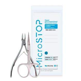 Крафт-пакети MicroSTOP Class 4, 100×200 мм, 100 шт