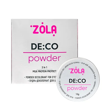 Пудра-деколорант для брів ZOLA DE:CO Powder, 10 г