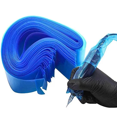 Бар'єрний захист для кліп-корду Clip Cord Sleeves, синій, 80×5 см, 125 шт